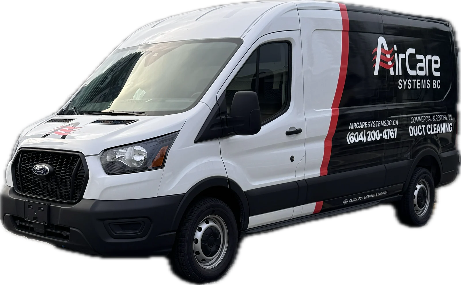 An AirCare Systems BC service van